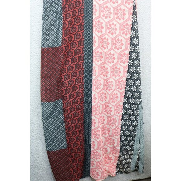 RD Style Maxi Chiffon Mixed Prints Braided Straps Dress-Size Medium-Whimsigoth - Picture 10 of 12